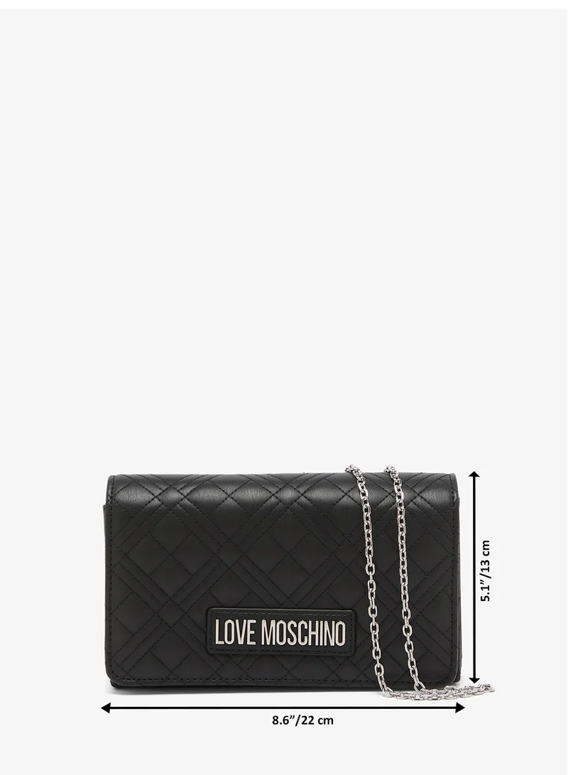 Love Moschino  Smart Daily Quilted PU Crossbody Bag for Women | Best Price UAE